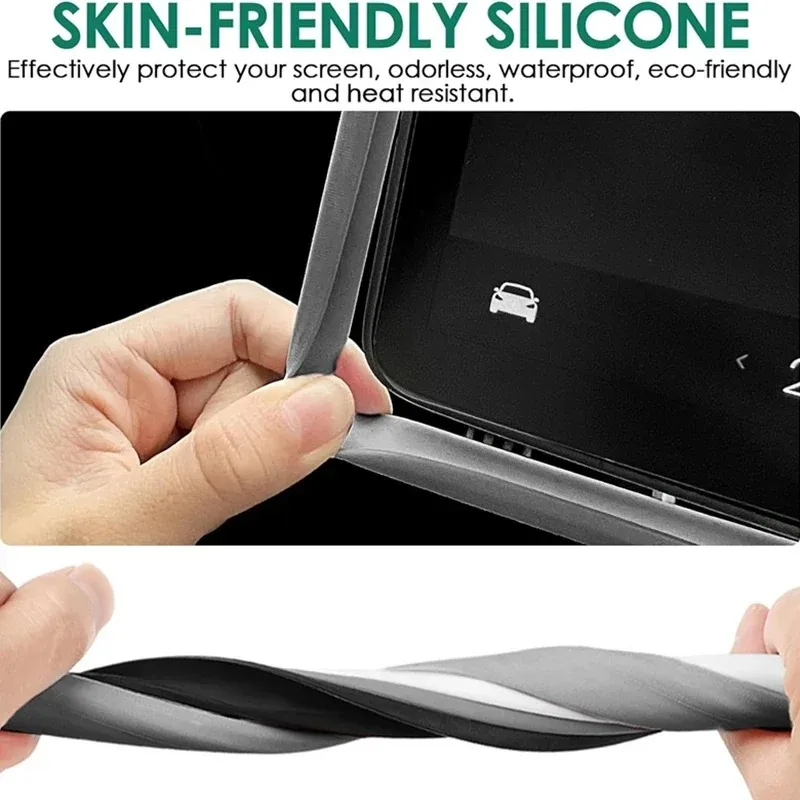 For New Tesla Screen Protector Frame Display Edge Body Cover Central Control Accessories Tesla Model 3 Y L Juniper Standard 2026