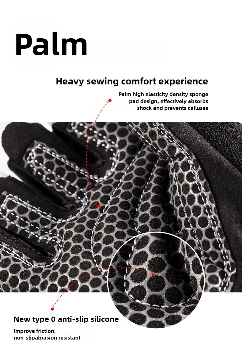Workout Gloves for Men Women Half Finger Glove with Wrist Wrap for Sport Weight Lifting Training Bicycle Motorcyclist Gym Glove