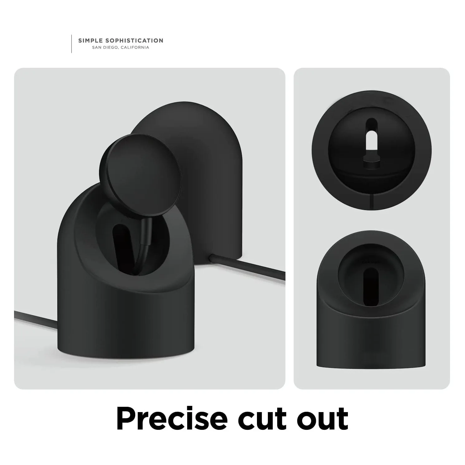 Silicone Charging Seat For Samsung Galaxy Watch 8/7/6/5 40/44mm Ultra 47mm Charging Stand Storage Seat Watch 6 8 Classic 47/43mm