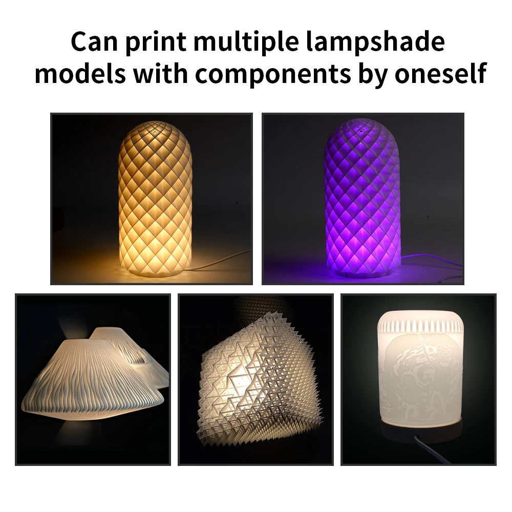 3D Printer Part For Bambu Lab LED Lamp Kit 001 DIY Model Hardware Without Shell Warm White DC 5V 3D Printer Adjustable Light Kit