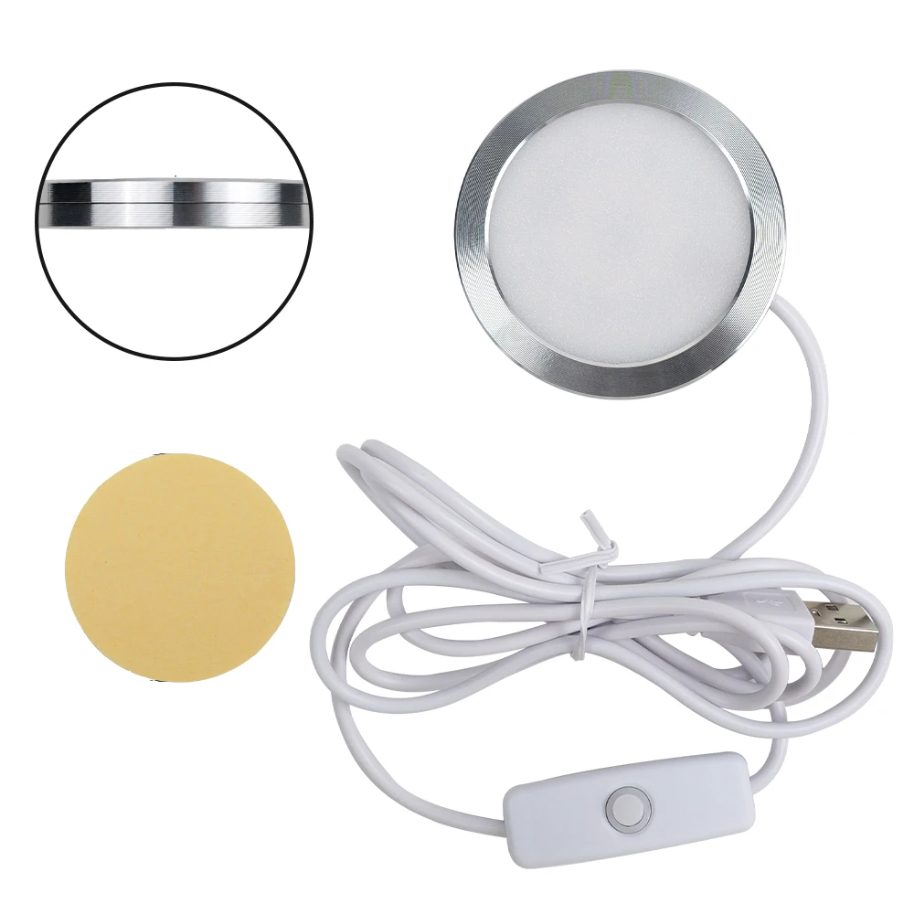3D Printer Part For Bambu Lab LED Lamp Kit 001 DIY Model Hardware Without Shell Warm White DC 5V 3D Printer Adjustable Light Kit