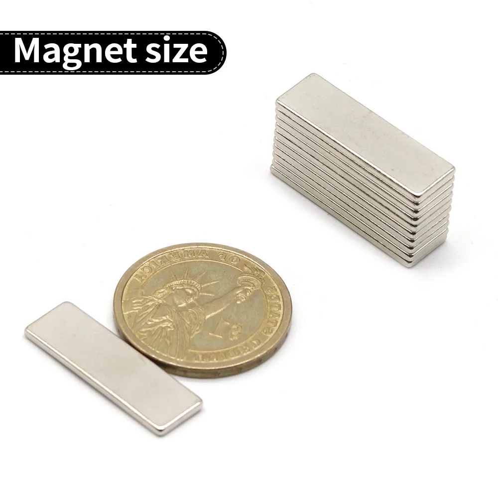 30x10x2mm Super Strong Neodymium Magnet N35 NdfeB Permanent Magnetic imanes Block Powerful Magnets Refrigerator