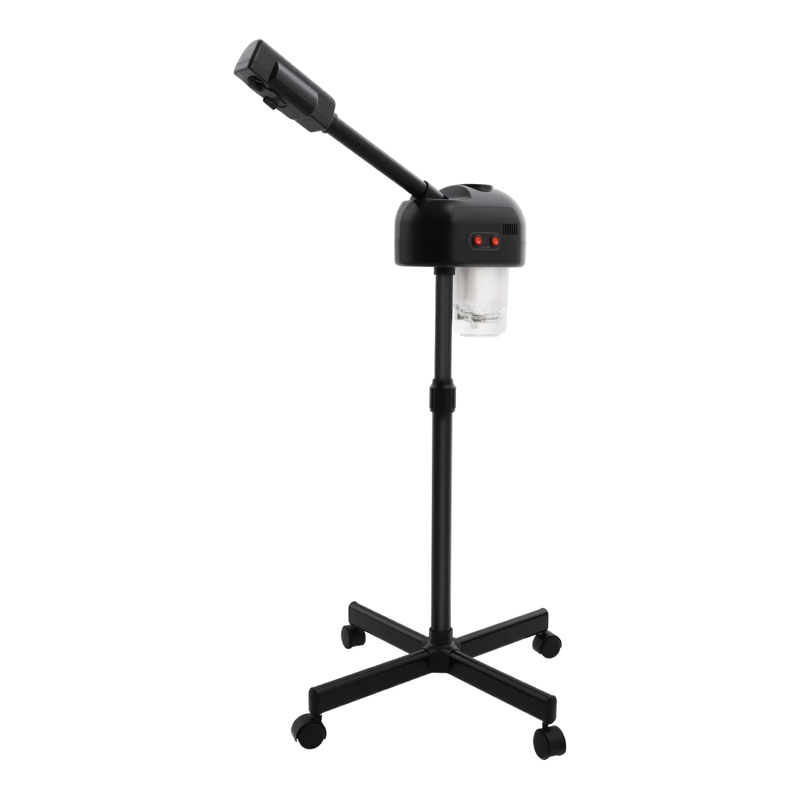 800w Facial Steamer 360° Skin Care Equipment Steamer Black Floor Standing Warm Steam Machine for Salon Beauty Spa Shop
