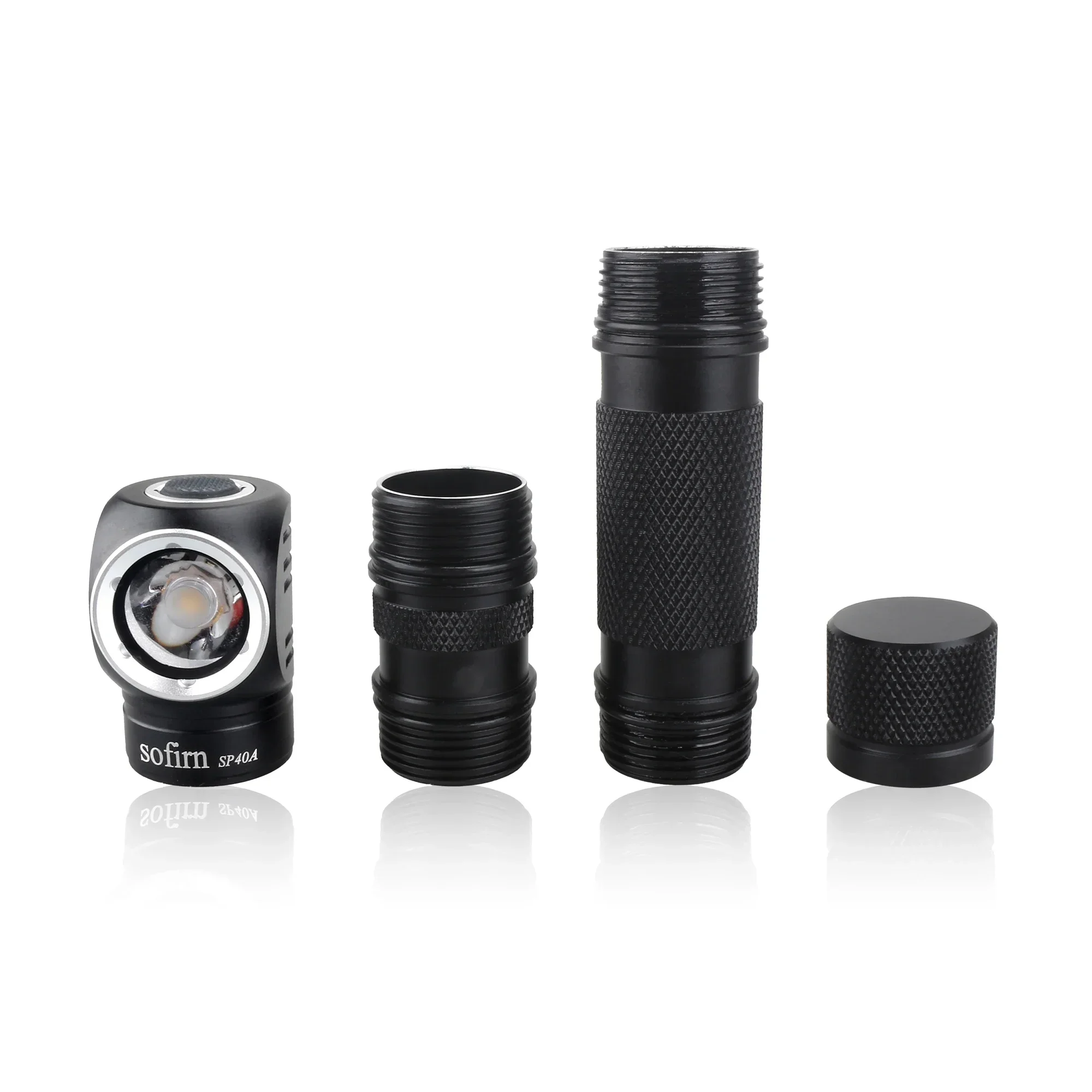 Sofirn-SP40A 1200lm Headlamp TN-3535 18650 Rechargeable Headlight TIR Optics Lens USB C Flashlight with Magnet Tail Cap