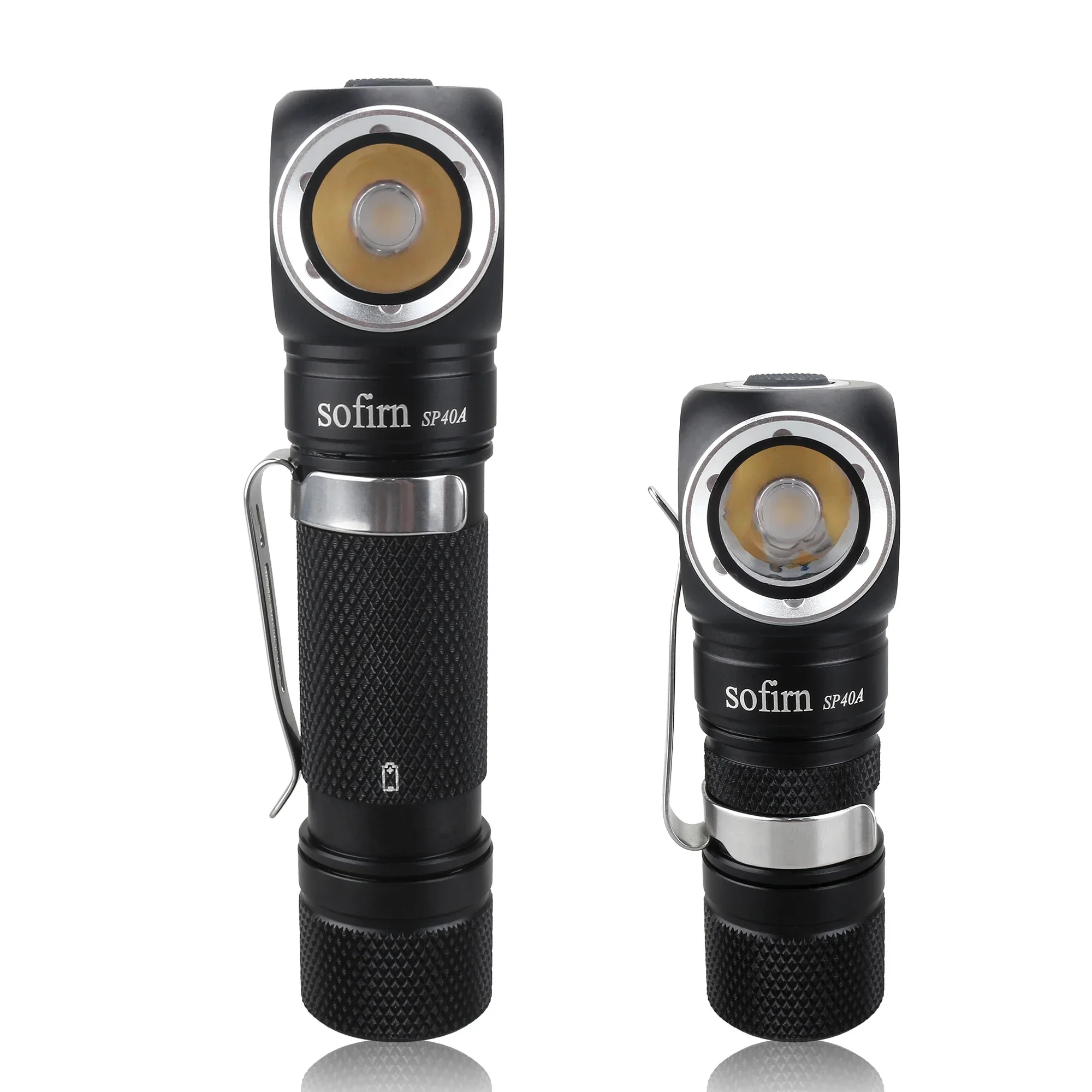Sofirn-SP40A 1200lm Headlamp TN-3535 18650 Rechargeable Headlight TIR Optics Lens USB C Flashlight with Magnet Tail Cap