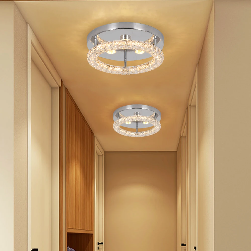 Modern Chandelier Ceiling Lamp K9 Luxury Crystal Led Living Dining Room Decor Pendant Light RC Dimmable Luminaire Home Fixture