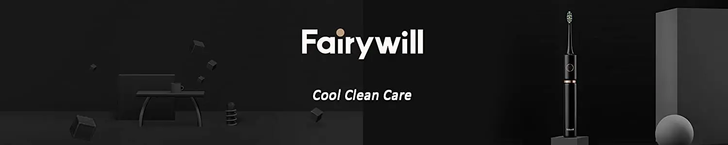Fairywill Electric Sonic Toothbrush FW-507 USB Charge Rechargeable Adult Waterproof Electronic Tooth Brushes Replacement Heads S