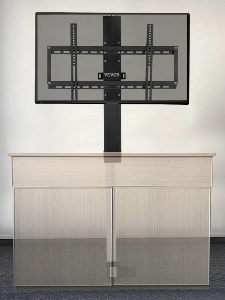SucceBuy Remote TV Lift Motorized Cabinet TV Mount Bracket Electirc Actuator Lift Column DC Motor Height Adjustable Plasma LCD