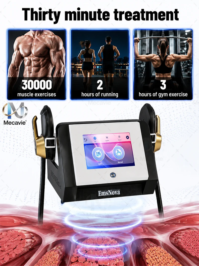Portable 2026 RF Technology EMS Electromagnetic Body Shaping Machine Belly Arm Weight Loss Cellulite Reduction Muscle Stimulator
