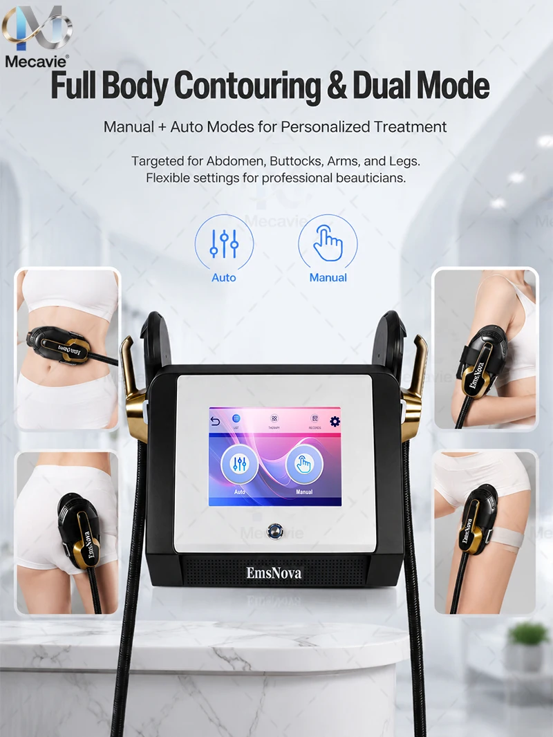 Portable 2026 RF Technology EMS Electromagnetic Body Shaping Machine Belly Arm Weight Loss Cellulite Reduction Muscle Stimulator