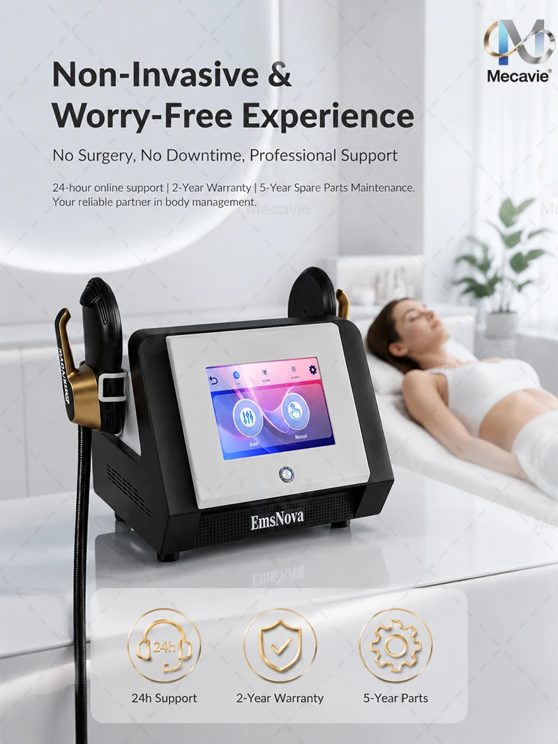 Portable 2026 RF Technology EMS Electromagnetic Body Shaping Machine Belly Arm Weight Loss Cellulite Reduction Muscle Stimulator