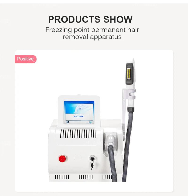 OPT 3 Wavelength Portable Hair Removal Laser Machine Professional Equipment For Painless Hair Removal And Skin Rejuvenation HOT
