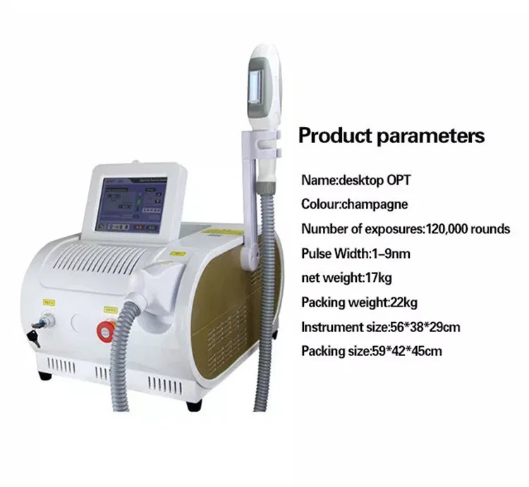 OPT 3 Wavelength Portable Hair Removal Laser Machine Professional Equipment For Painless Hair Removal And Skin Rejuvenation HOT