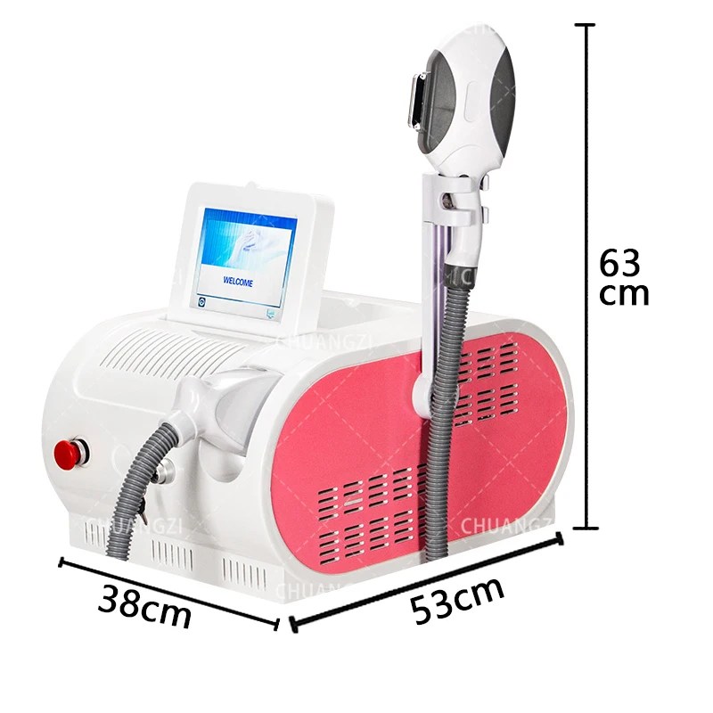 OPT 3 Wavelength Portable Hair Removal Laser Machine Professional Equipment For Painless Hair Removal And Skin Rejuvenation HOT
