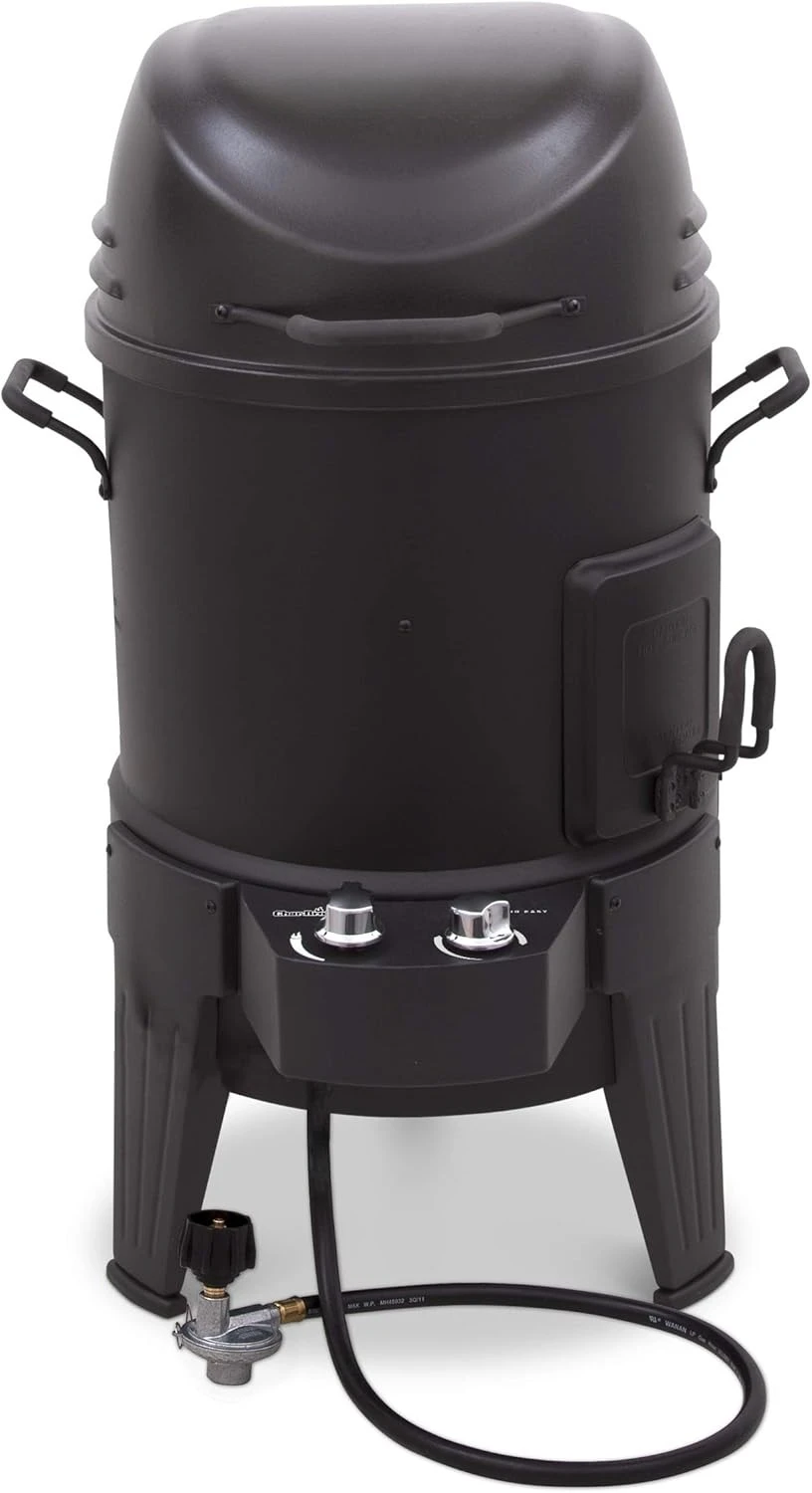 3-in-1 Smoker, Roaster & Gas Grill, Black - 14101550