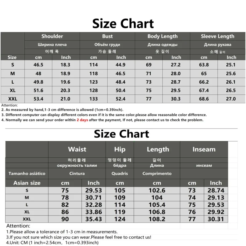 Men's Spring Autumn Track Suit 2 Piece Set Stand Collar Jacket with Pants Casual Sports Running Outfit Matching Athletic Wear