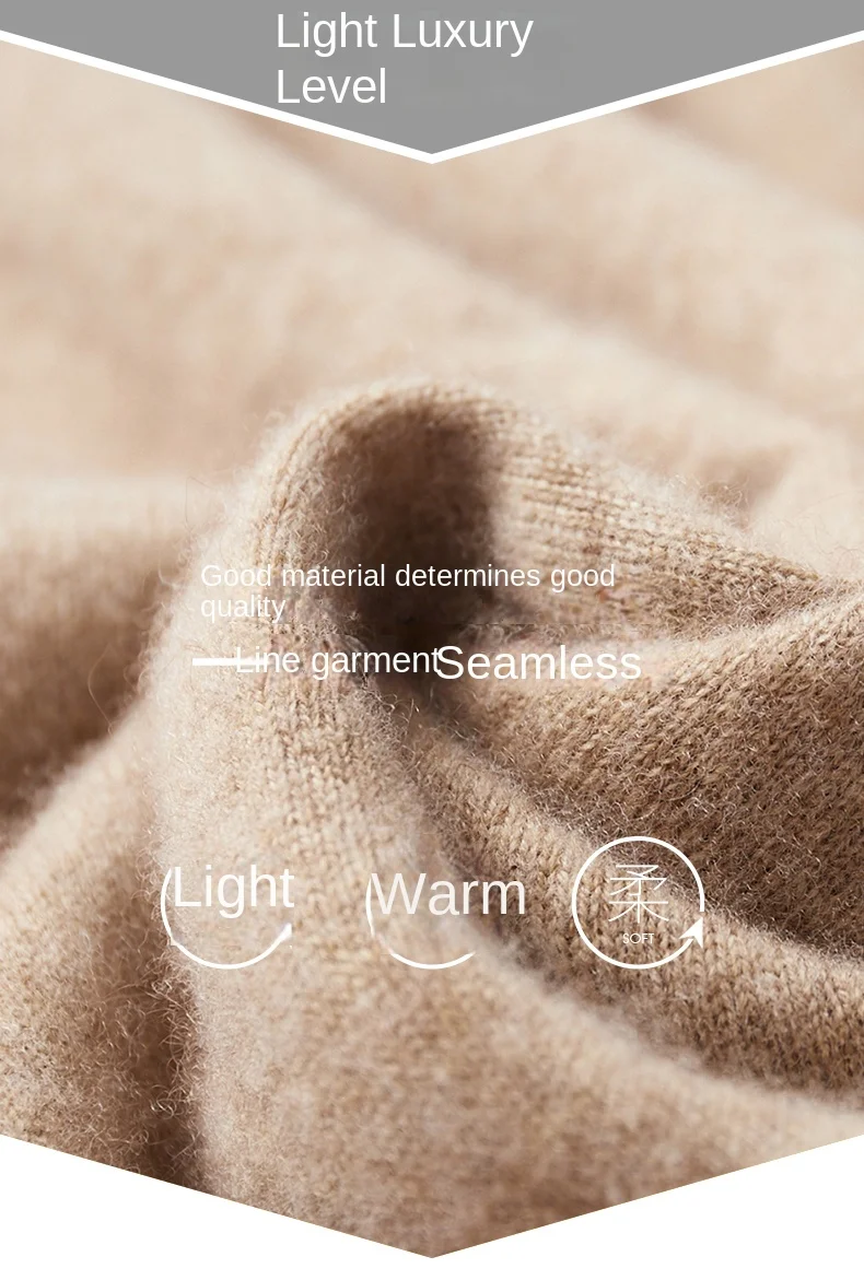 Men's female cashmere One-piece ready-to-wear Hoodie 100% Merino Wool Knitted Sweatshirt Autumn Winter Casual Large Top Long