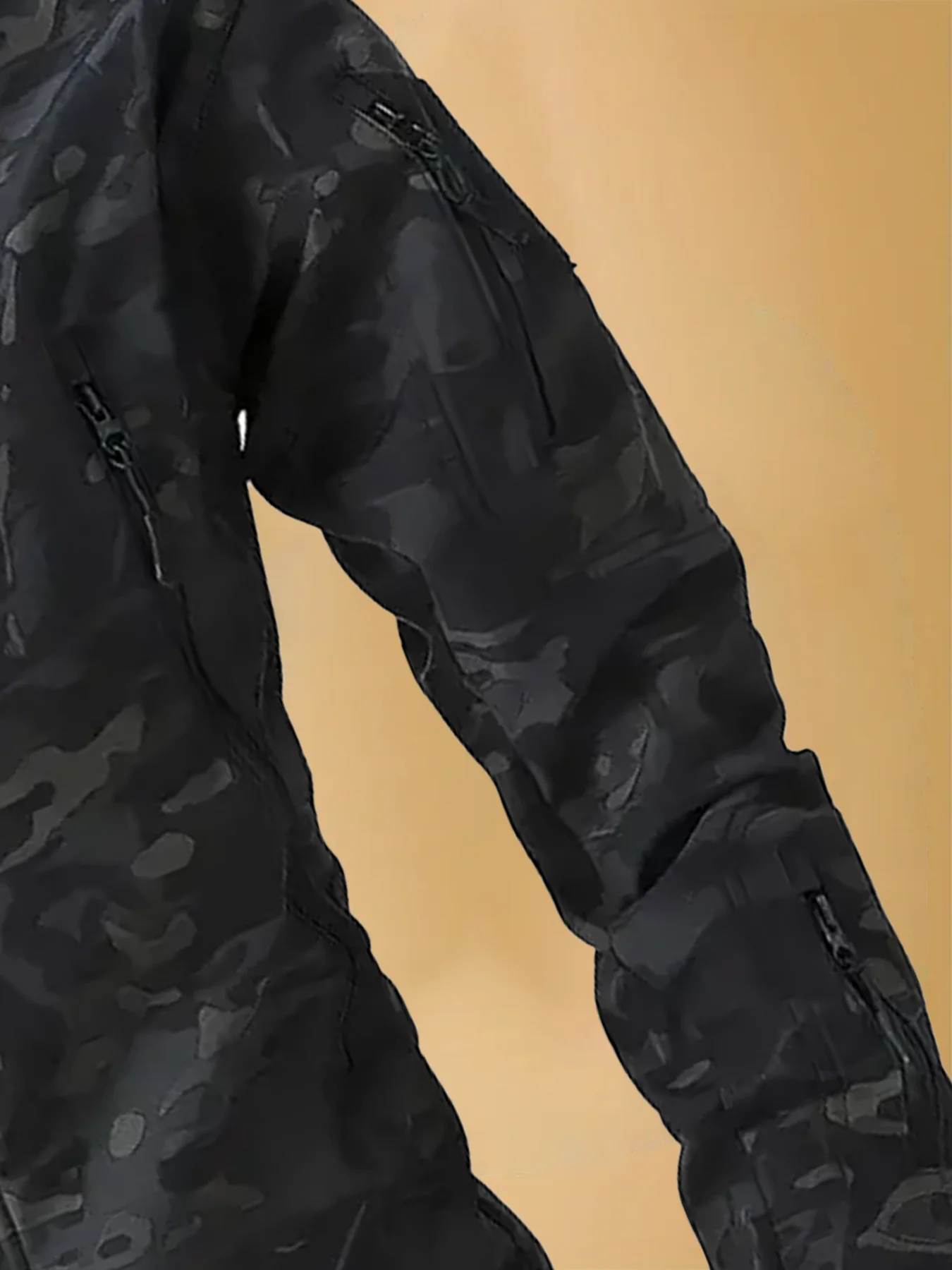 Men's Outdoor Tactical Jacket Winter Waterproof Insulation Camouflage Jacket Fishing Hunting Jacket Mens Lightweight Rain Jacket