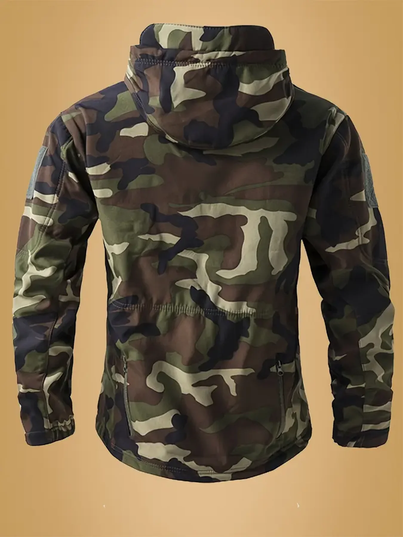 Men's Outdoor Tactical Jacket Winter Waterproof Insulation Camouflage Jacket Fishing Hunting Jacket Mens Lightweight Rain Jacket