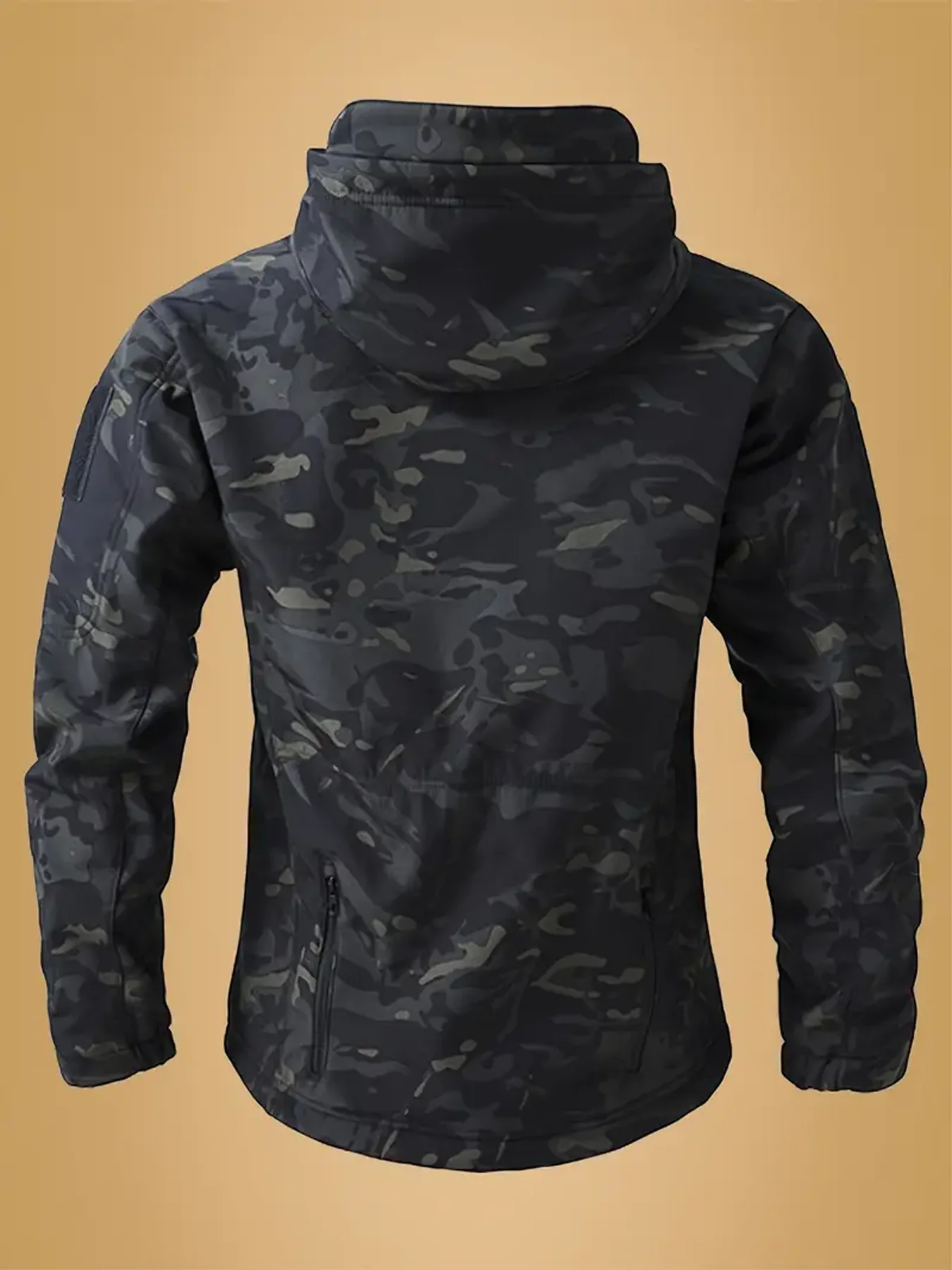 Men's Outdoor Tactical Jacket Winter Waterproof Insulation Camouflage Jacket Fishing Hunting Jacket Mens Lightweight Rain Jacket