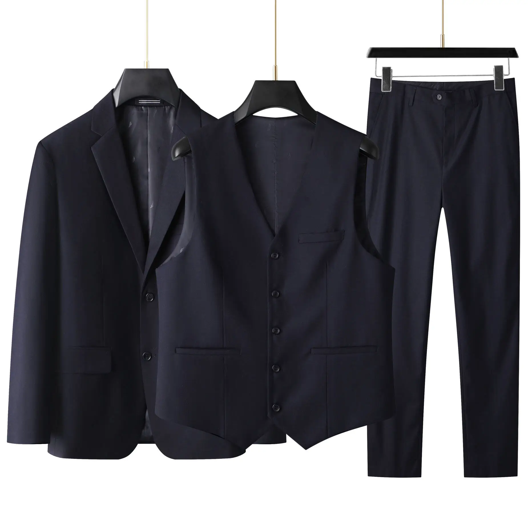 High Quality M-10XL Men's Stylish and Stylish Wedding Suit Business Goods Plus Size Suit Handsome and Stylish Clothing Plus Size