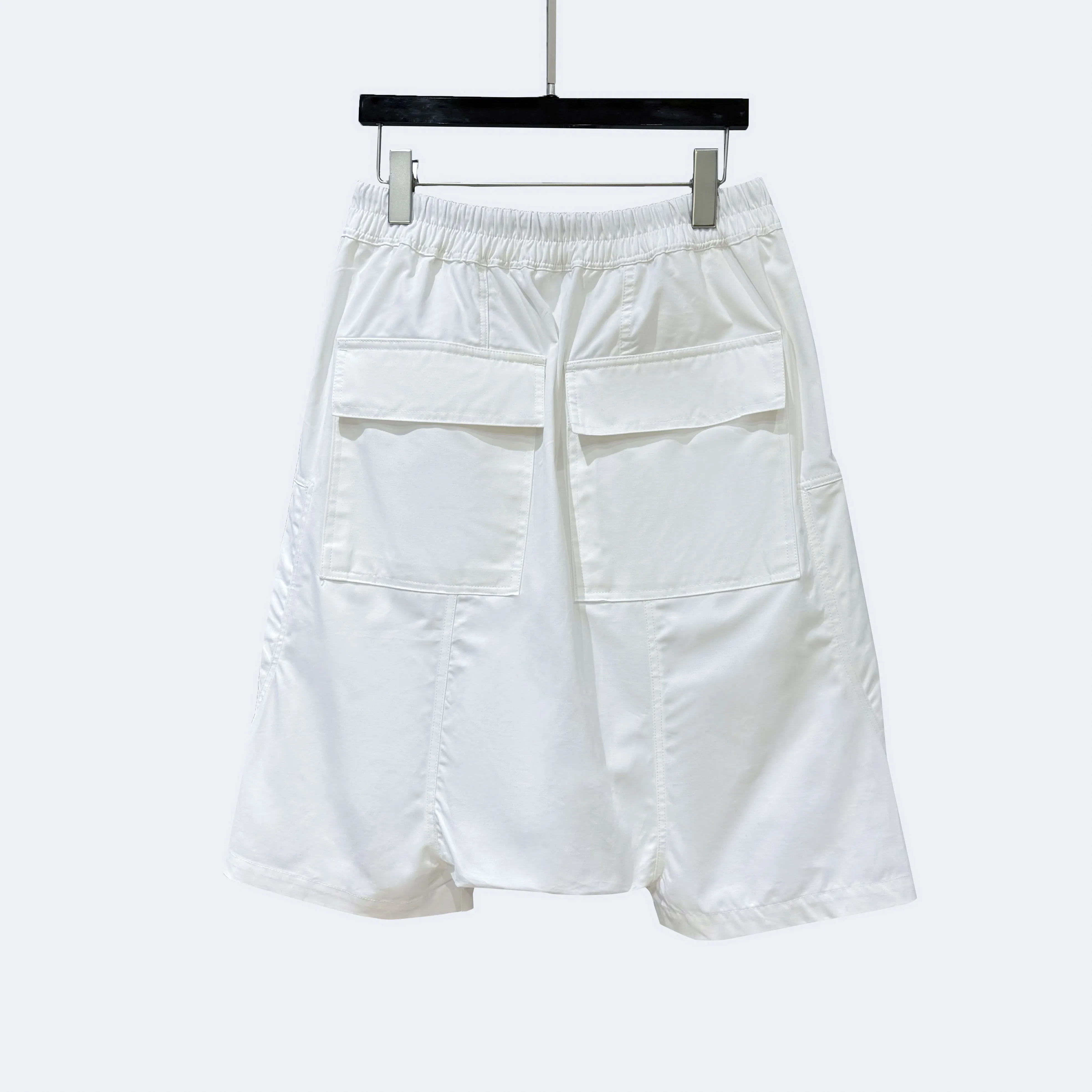 Owen Seak Men's Short Harem Gothic Style Men Clothing Casual Summer Loose Black White High Street Classic Designer Shorts