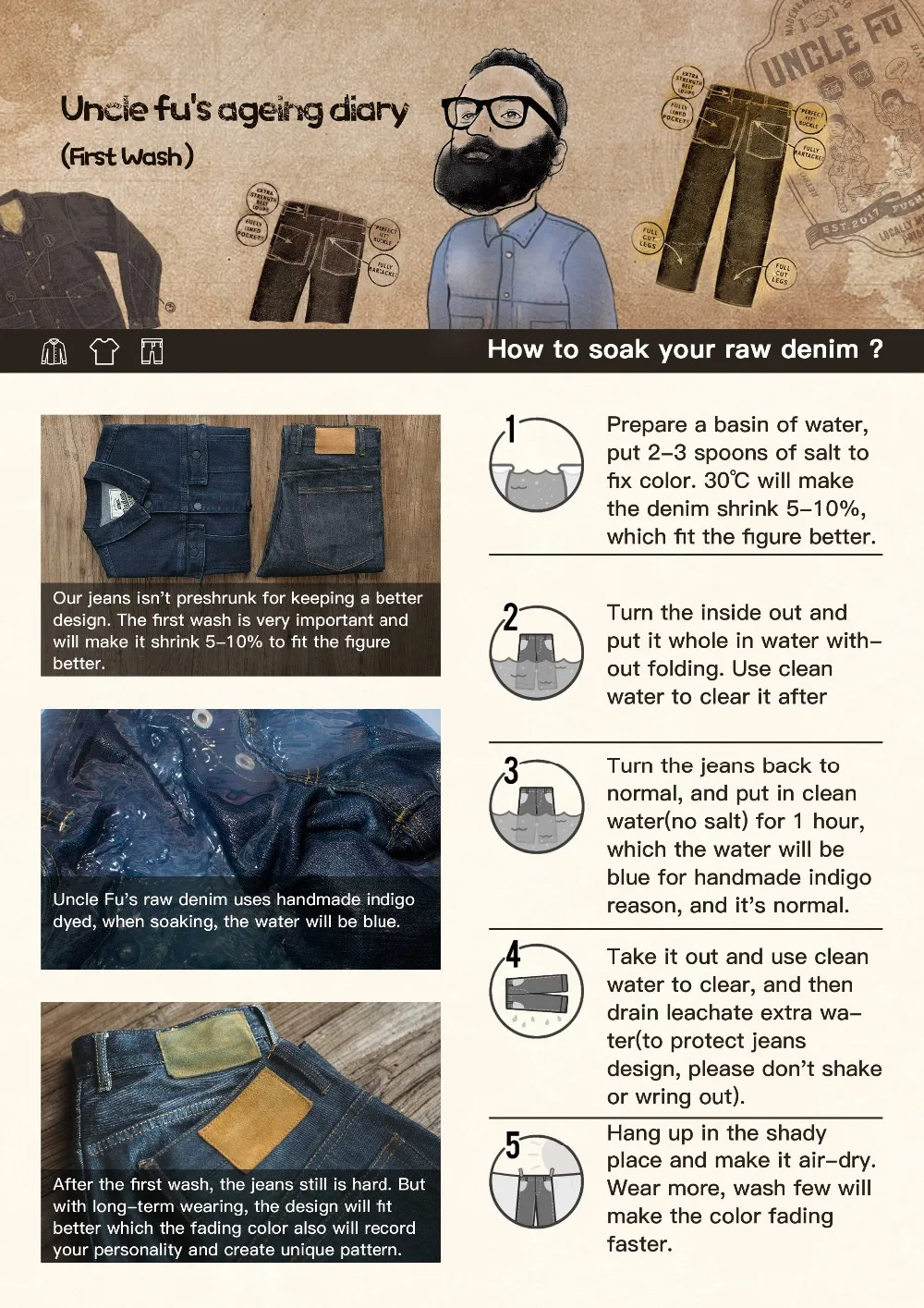 Maden Multi Pockets White Jeans Vintage Baggy Workwear Old Fashion Functional Design Chino Pants Mens Modified Lumberjack Pants