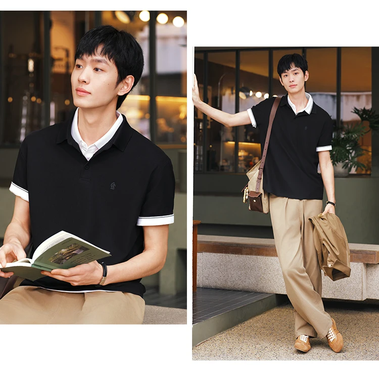 Semir Mens Polo 2026 Classic Lapel Knitted Moisture Wicking Quick Dry Cool Feeling Antibacterial