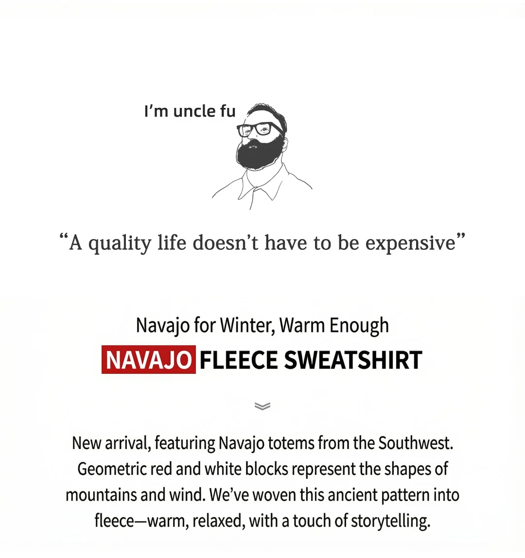 Maden Men's Navajo Pattern Fleece Full Zip Jacket with Stand Collar Vintage Cardigan for Spring Outdoor Casual Comfortable Coat