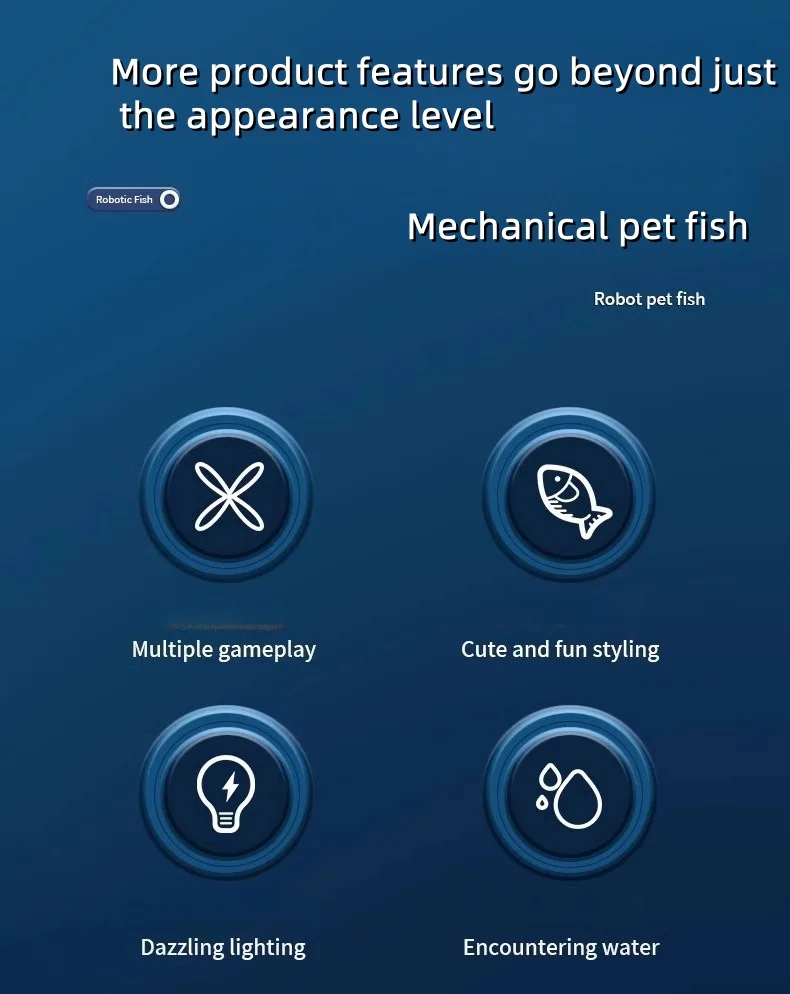 Baby Bath Light-Up Sensor Electric Small Fish Playing in Water Pet Fish Swimming Fish Can Swim Realistic Clownfish Toy