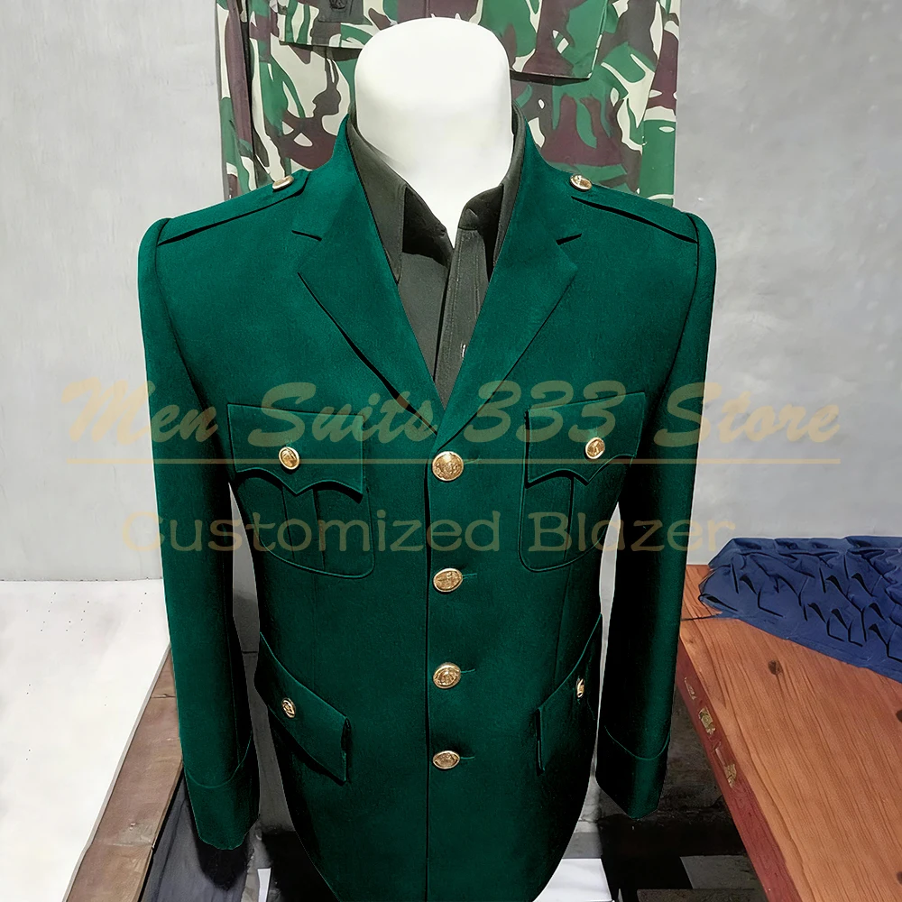 Solid Color Suits for Men Elegant Single Breasted Notch Lapel Slim Fit Male Clothing High Quality 2 Piece Jacket Pants Sets