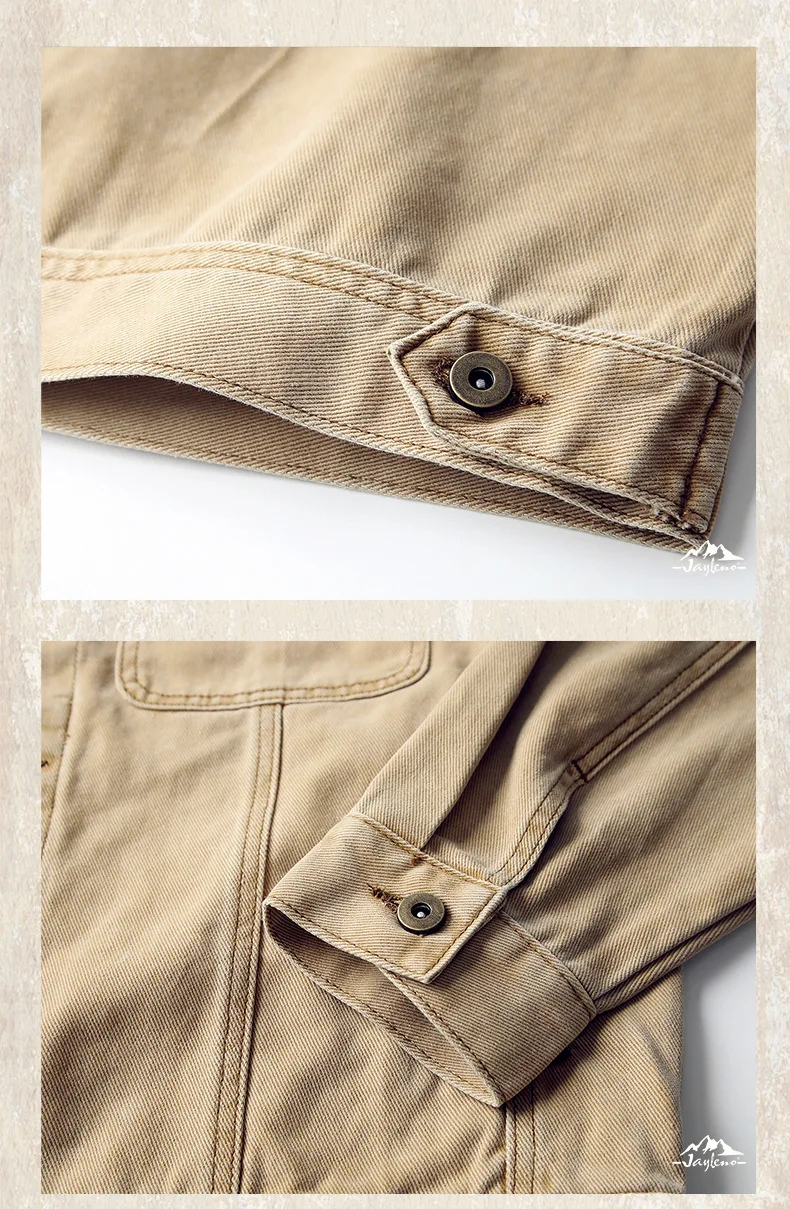 2024 autumn and winter American retro overalls male color contrast loose fashion brand casual jacket