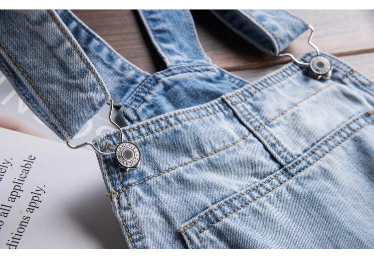 Men's Light Blue Slim Snow Washed Denim Bib Overalls for Tall Big Plus Size Hole Ripped Suspenders Jumpsuits Cargo Torn Jeans