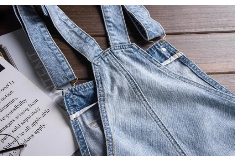 Men's Light Blue Slim Snow Washed Denim Bib Overalls for Tall Big Plus Size Hole Ripped Suspenders Jumpsuits Cargo Torn Jeans