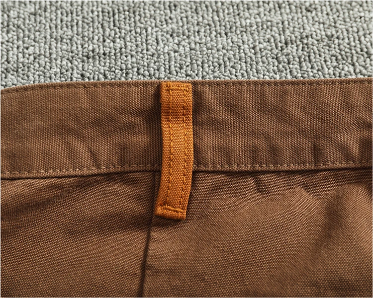 Autumn and winter heavy high-end vintage overalls men bead canvas grain color patchwork logging motorcycle casual pants tide
