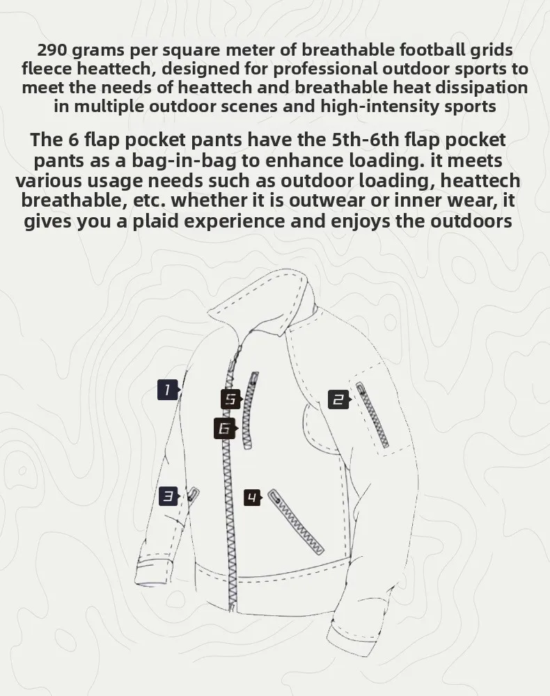 Football Cap Fleece Outdoor Cycling Hiking Fishing, Camping Sport, Stand-up Collar Fleece Jacket, Tactical Warm-weather Coat