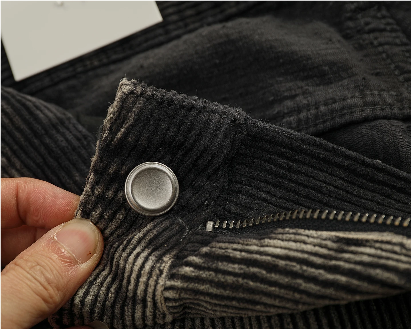 Heavy corduroy straight loose casual pants men's new basic simple versatile trousers