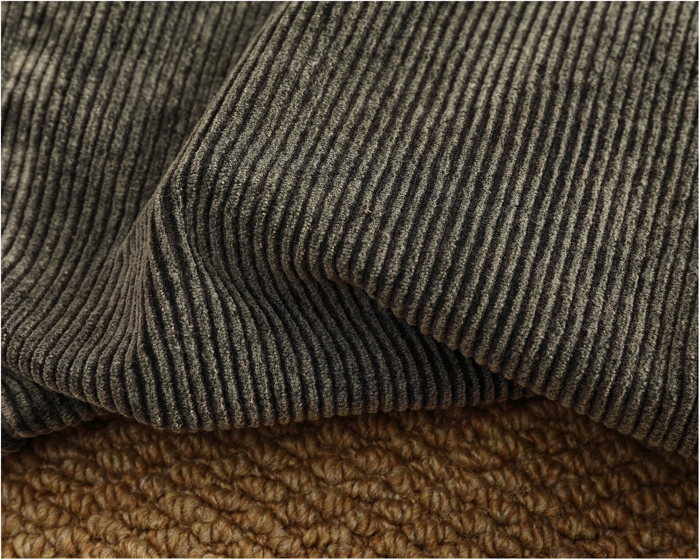 Heavy corduroy straight loose casual pants men's new basic simple versatile trousers