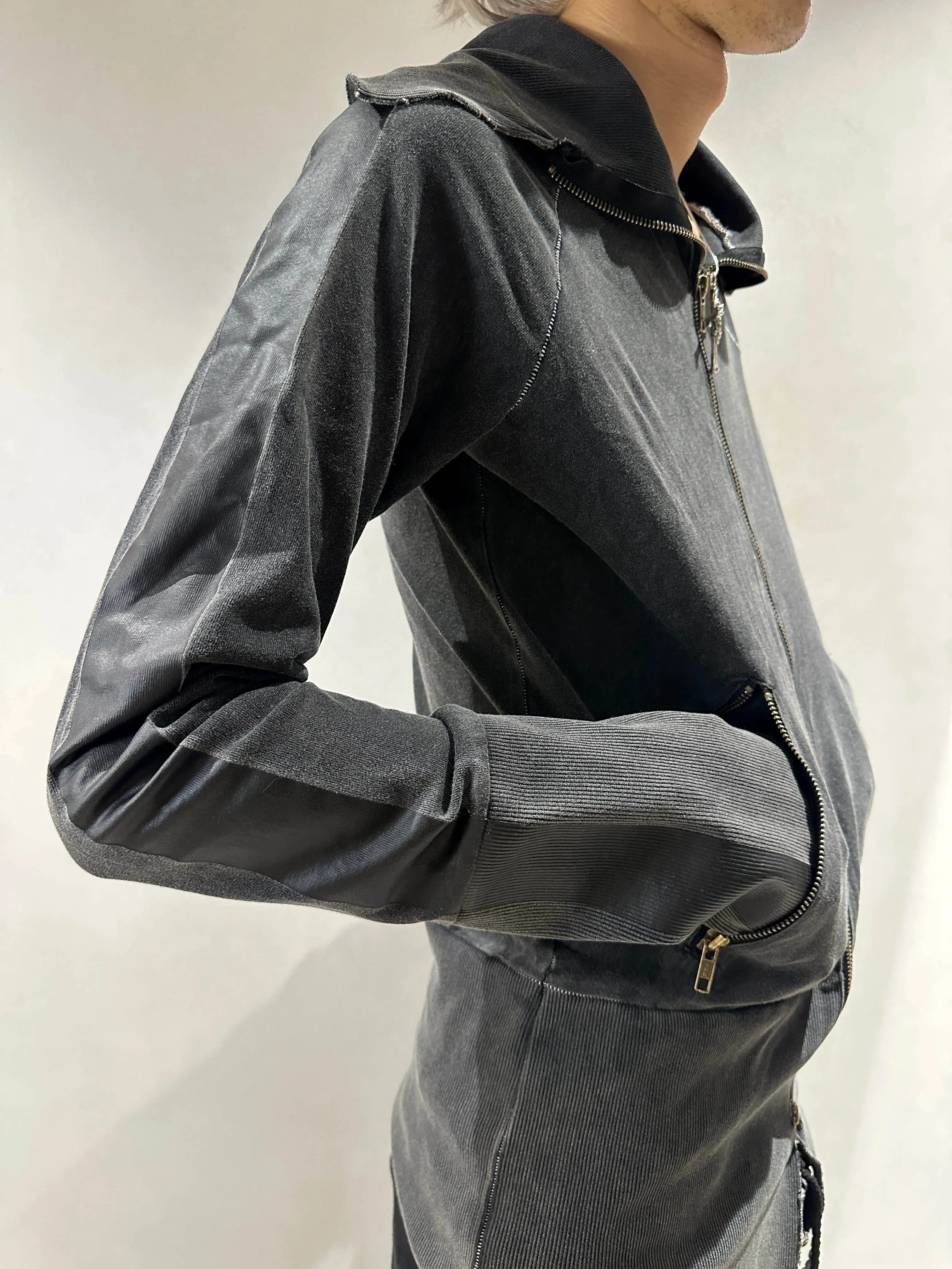 LGB 00s long sleeves sweat visual department old semi turtleneck jacket