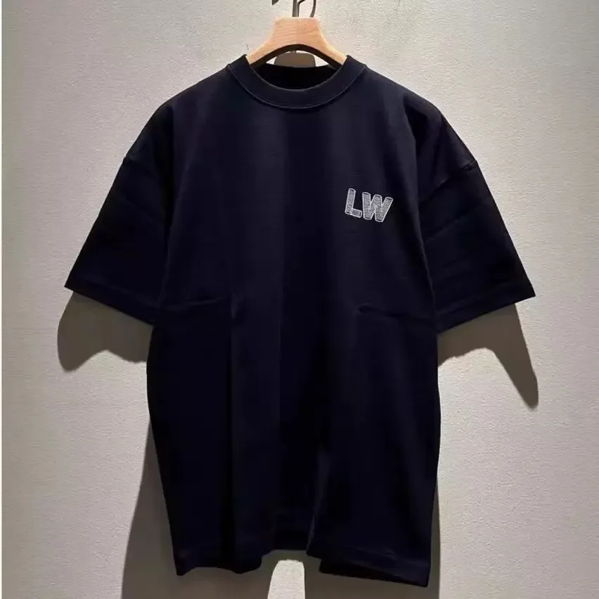 BEAMS JAPAN LOOPWHEELER Letter-printed cotton casual short-sleeved T-shirt