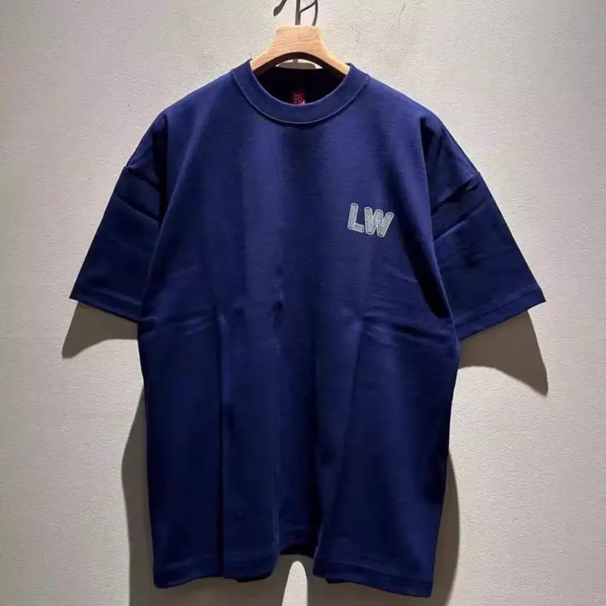 BEAMS JAPAN LOOPWHEELER Letter-printed cotton casual short-sleeved T-shirt