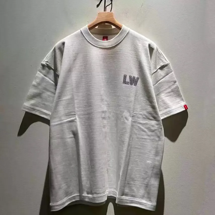 BEAMS JAPAN LOOPWHEELER Letter-printed cotton casual short-sleeved T-shirt