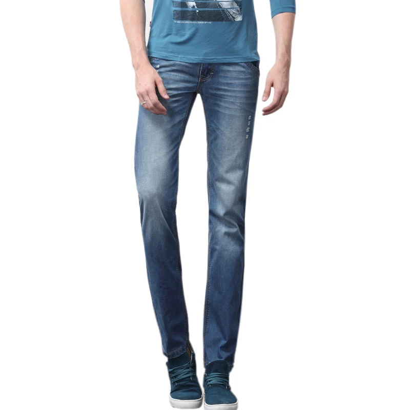 Black Slim Fit Cargo Pants Men's Streetwear Jeans Denim Trousers Korean Fashion Baggy Jeans Homme for Men