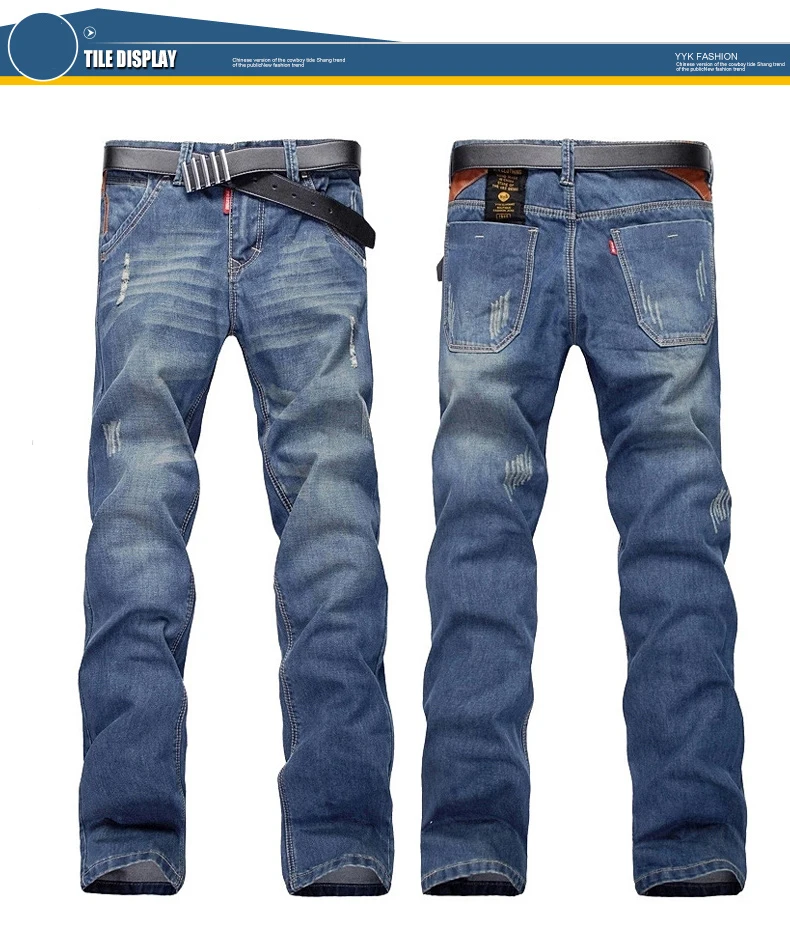 Black Slim Fit Cargo Pants Men's Streetwear Jeans Denim Trousers Korean Fashion Baggy Jeans Homme for Men