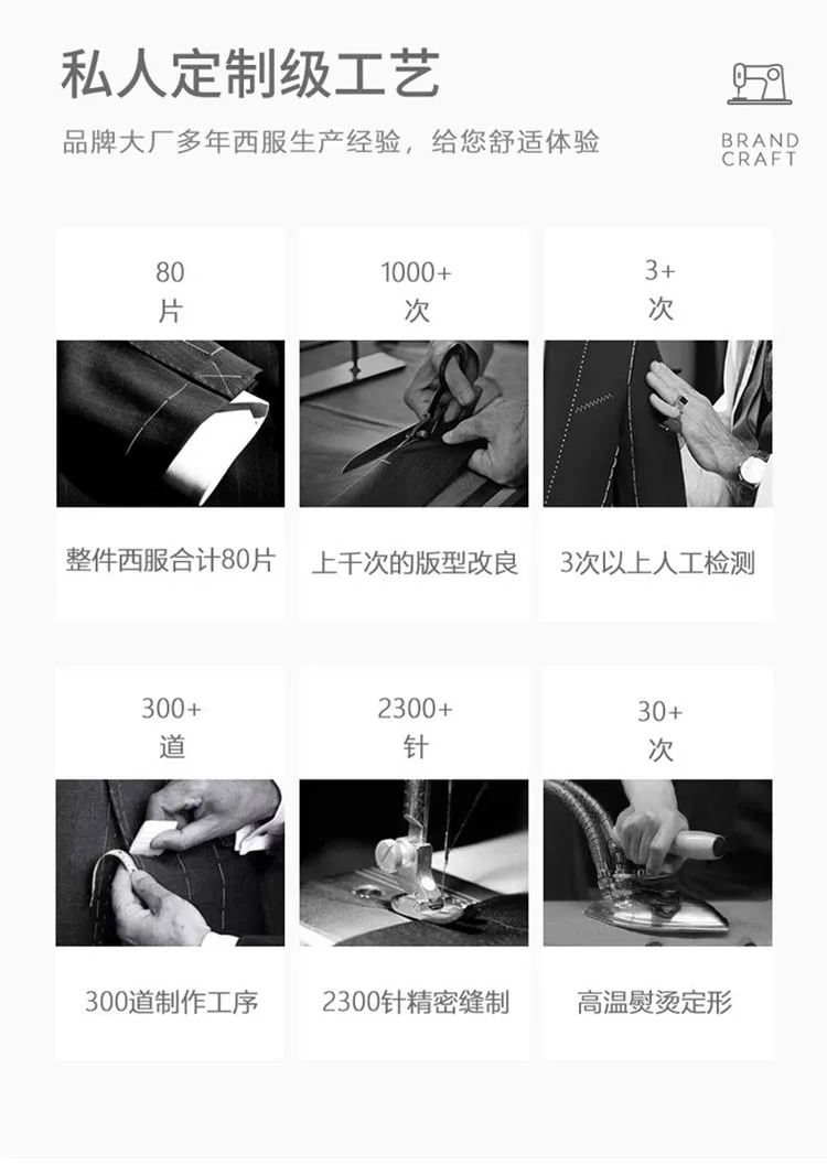 Suit (Blazer+ Pants) Men's Fashion Gentleman Business Outdoor Standing Collar Gentleman Wedding Work Slim Casual MAO Suit