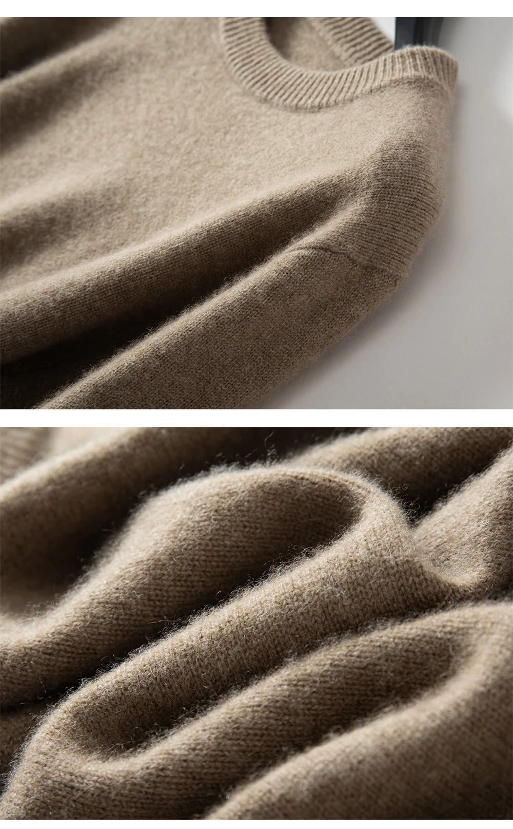 2025 New Autumn 100% Cashmere Sweaters Men O-Neck Knit Pullover Winter Thickened Long Sleeve Casual Tops Men's Bottoming Sweater