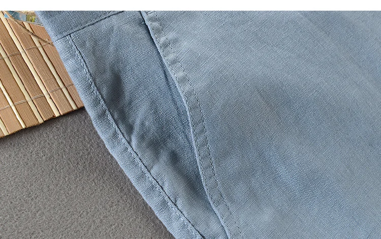 New Designer Pure Linen Fashion Brand Pants For Men Trousers Casual Business Solid Pantalon Hombre Pantalones 30-40 Size