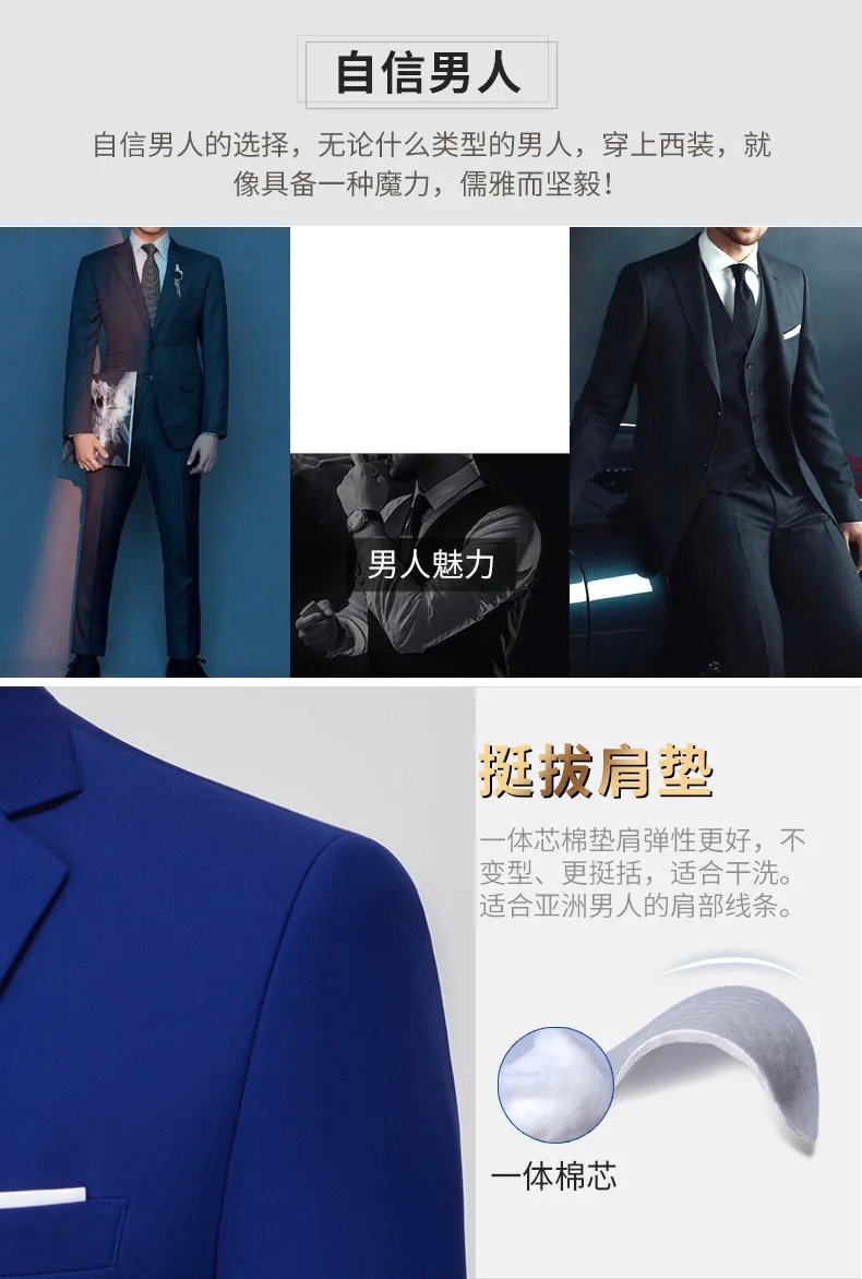 Top Rated Suits for Men | Luxury Slim Fit 3-Piece Suit, Hot Selling Wedding Wear