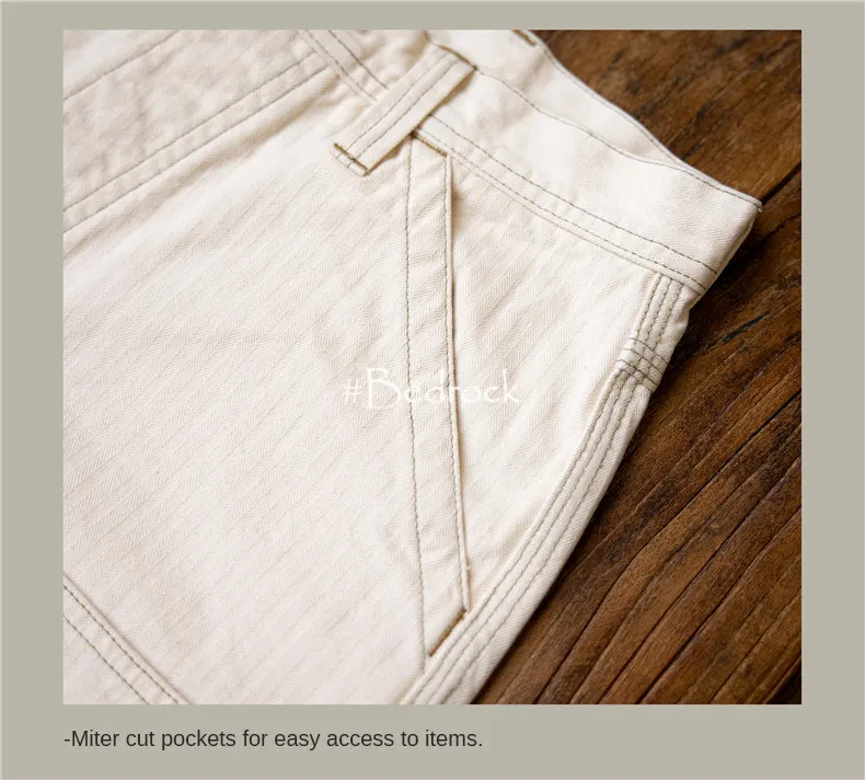 Herringbone Pattern Underground Work Suit Pants For Men High Waist Loose Straight Tube Locomotive Casual Pants Freewheelers Men
