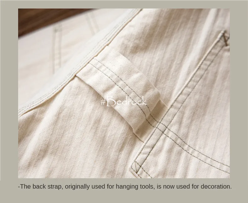 Herringbone Pattern Underground Work Suit Pants For Men High Waist Loose Straight Tube Locomotive Casual Pants Freewheelers Men